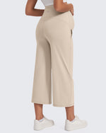 G4Free Activewear - EverGoing Maternity Capris Cropped Yoga Pants 21'' -GF25J307AA-S-GF25J307AB-M-GF25J307AC-L-GF25J307AD-XL-GF25J307AE-XXL