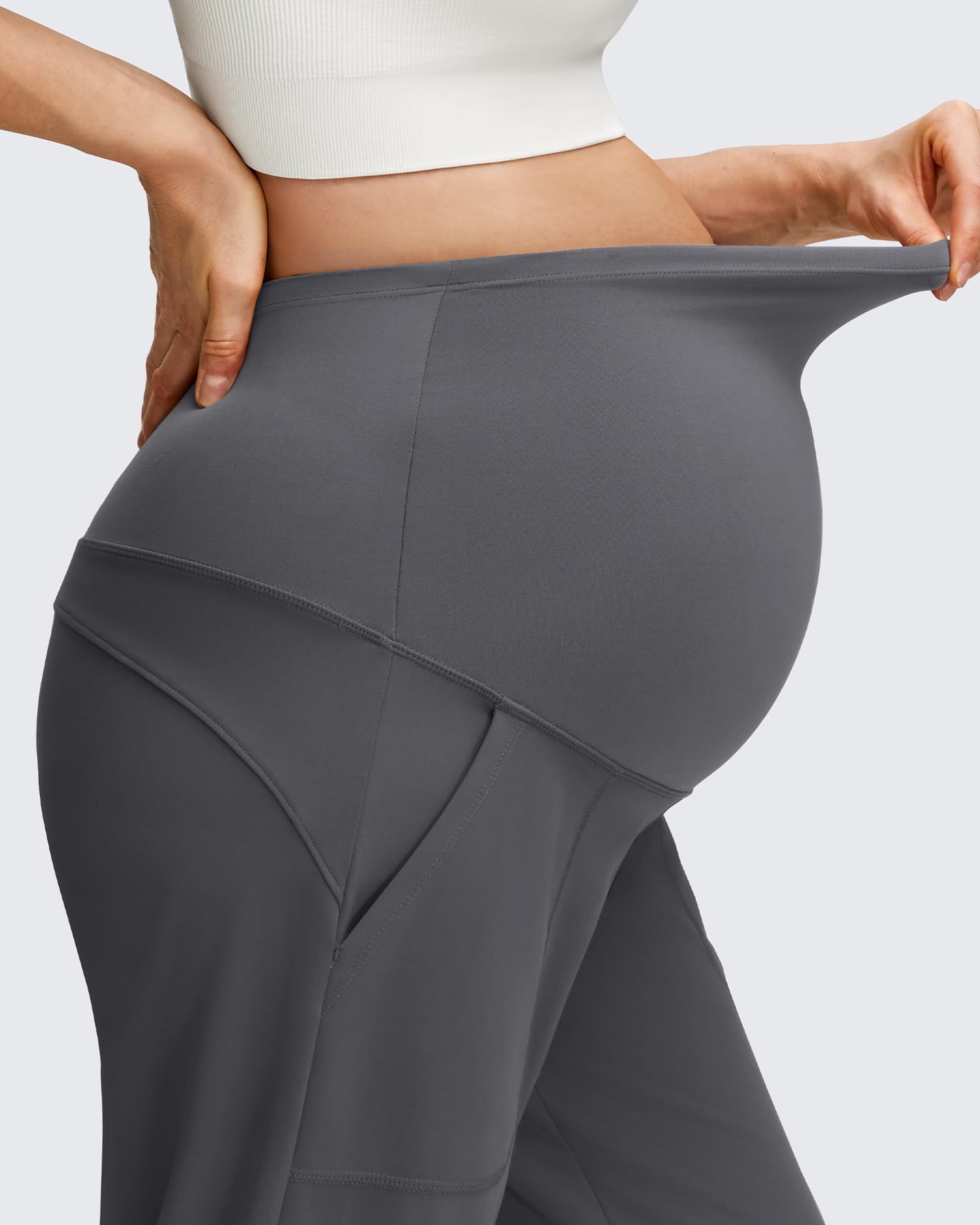 G4Free Activewear - EverGoing Maternity Workout Over The Belly Joggers -GF25DY616AF-XS-GF25DY617AF-XS-GF25DY618AF-XS-GF25DY616AA-S-GF25DY617AA-S