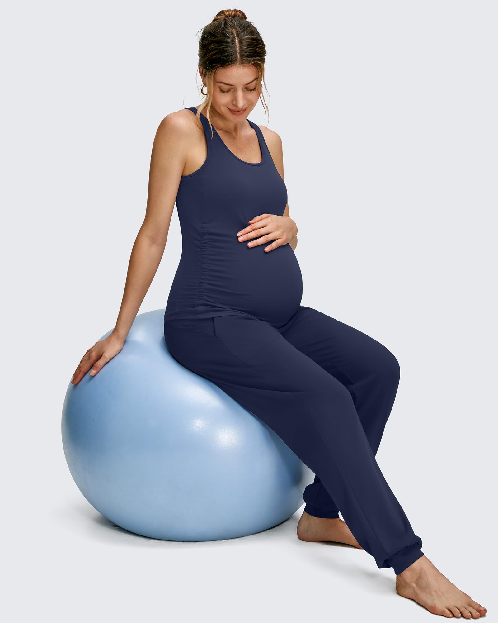 G4Free Activewear - EverGoing Maternity Workout Over The Belly Joggers -GF25DY616AF-XS-GF25DY617AF-XS-GF25DY618AF-XS-GF25DY616AA-S-GF25DY617AA-S
