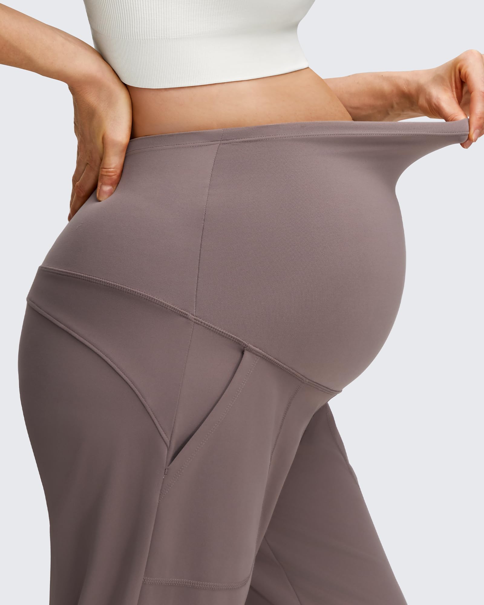 G4Free Activewear - EverGoing Maternity Workout Over The Belly Joggers -GF25DY616AF-XS-GF25DY617AF-XS-GF25DY618AF-XS-GF25DY616AA-S-GF25DY617AA-S