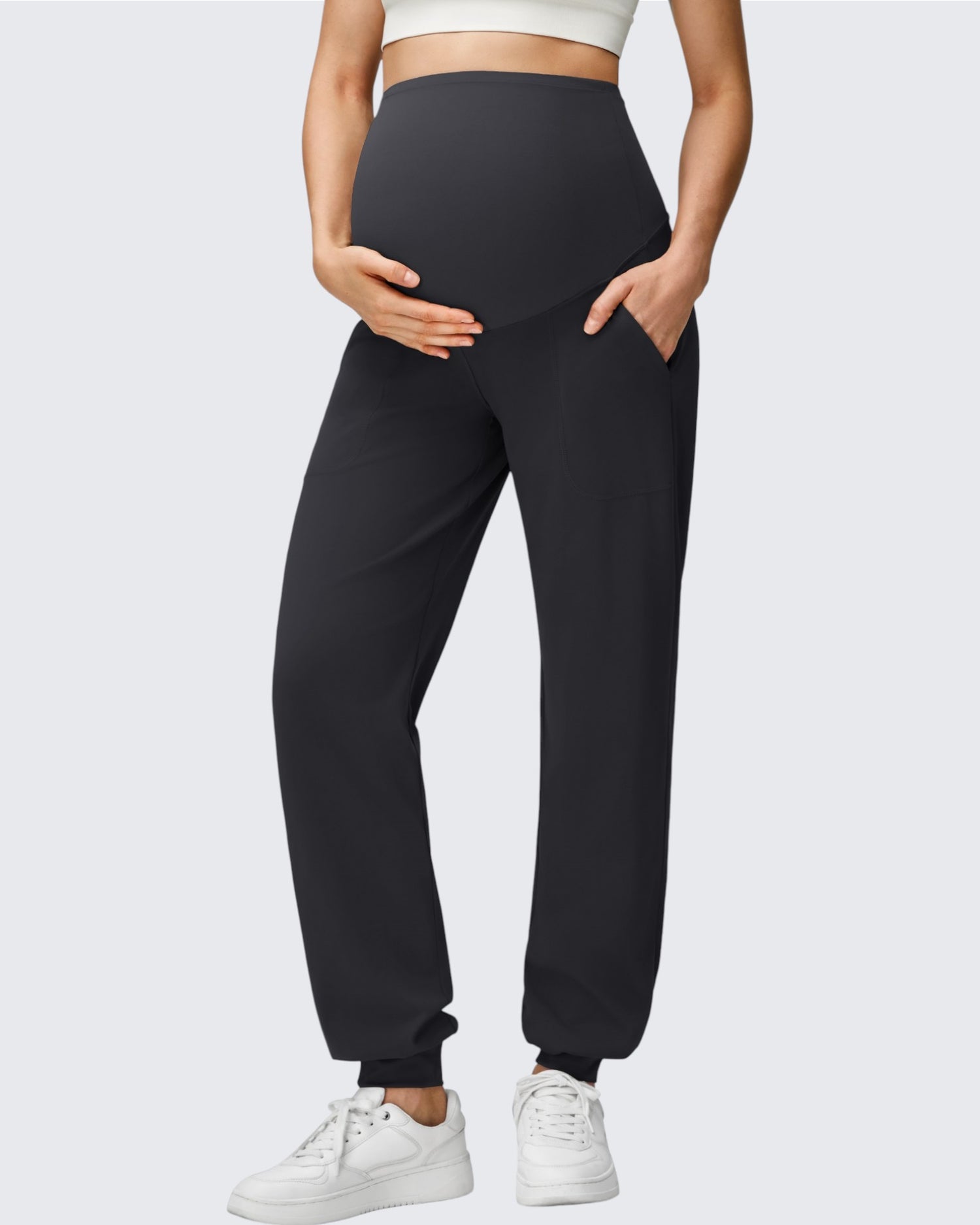 G4Free Activewear - EverGoing Maternity Workout Over The Belly Joggers -GF25DY616AF-XS-GF25DY617AF-XS-GF25DY618AF-XS-GF25DY616AA-S-GF25DY617AA-S