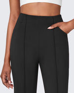 G4Free Activewear - EverGoing Stretch Mid-Waist Flare Business Casual Pants -GF24A212AA-S-GF22A081AA-S-GF24A213AA-S-GF24A212AB-M-GF22A081AB-M