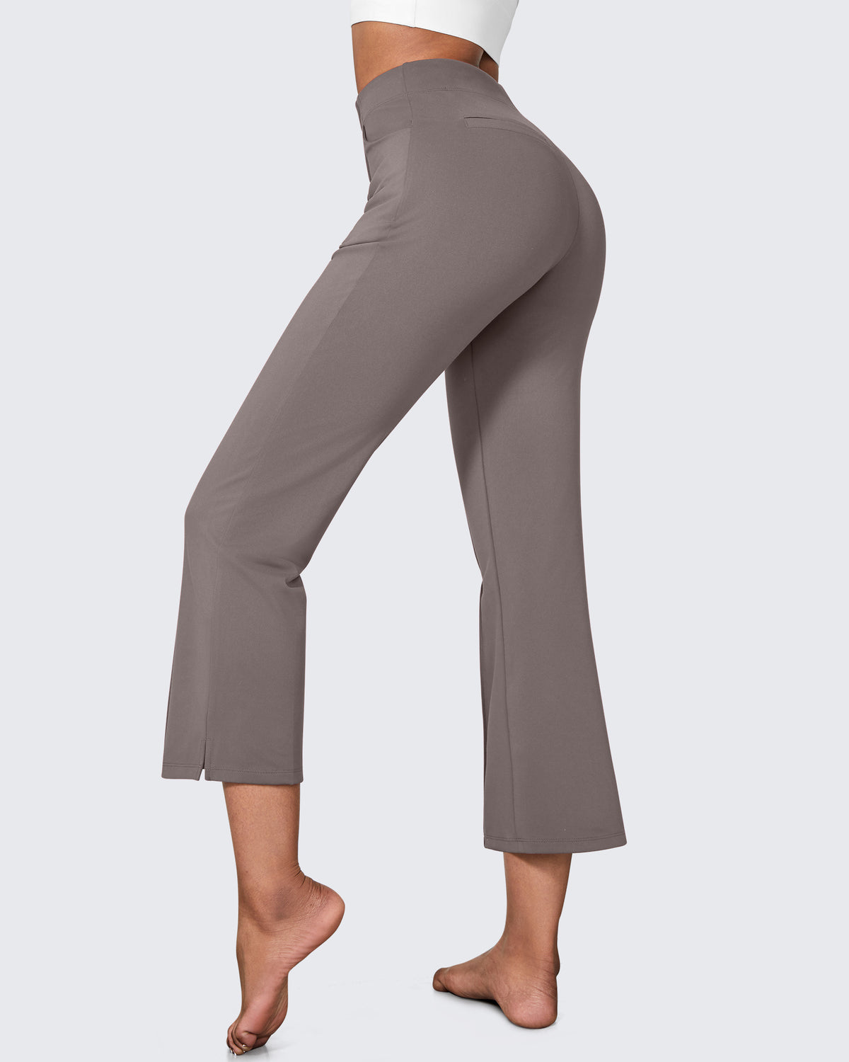 G4Free Activewear - EverGoing Stretch Mid-Waist Flare Business Casual Pants -GF24A212AA-S-GF22A081AA-S-GF24A213AA-S-GF24A212AB-M-GF22A081AB-M