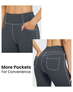 G4Free Activewear - EverGoing Stretchy High-Waisted Multiple Flare Work Pants -GF23A168AA-S-GF22A071AA-S-GF23A169AA-S-GF23A168AB-M-GF22A071AB-M