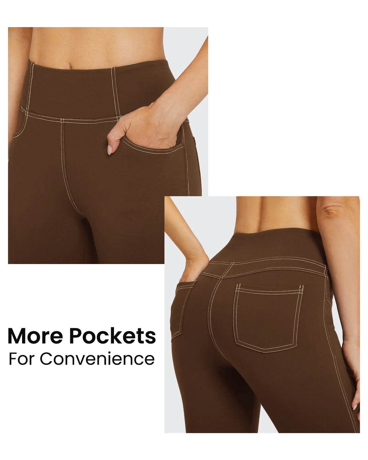 G4Free Activewear - EverGoing Stretchy High-Waisted Multiple Flare Work Pants -GF23A168AA-S-GF22A071AA-S-GF23A169AA-S-GF23A168AB-M-GF22A071AB-M