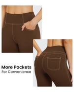 G4Free Activewear - EverGoing Stretchy High-Waisted Multiple Flare Work Pants -GF23A168AA-S-GF22A071AA-S-GF23A169AA-S-GF23A168AB-M-GF22A071AB-M