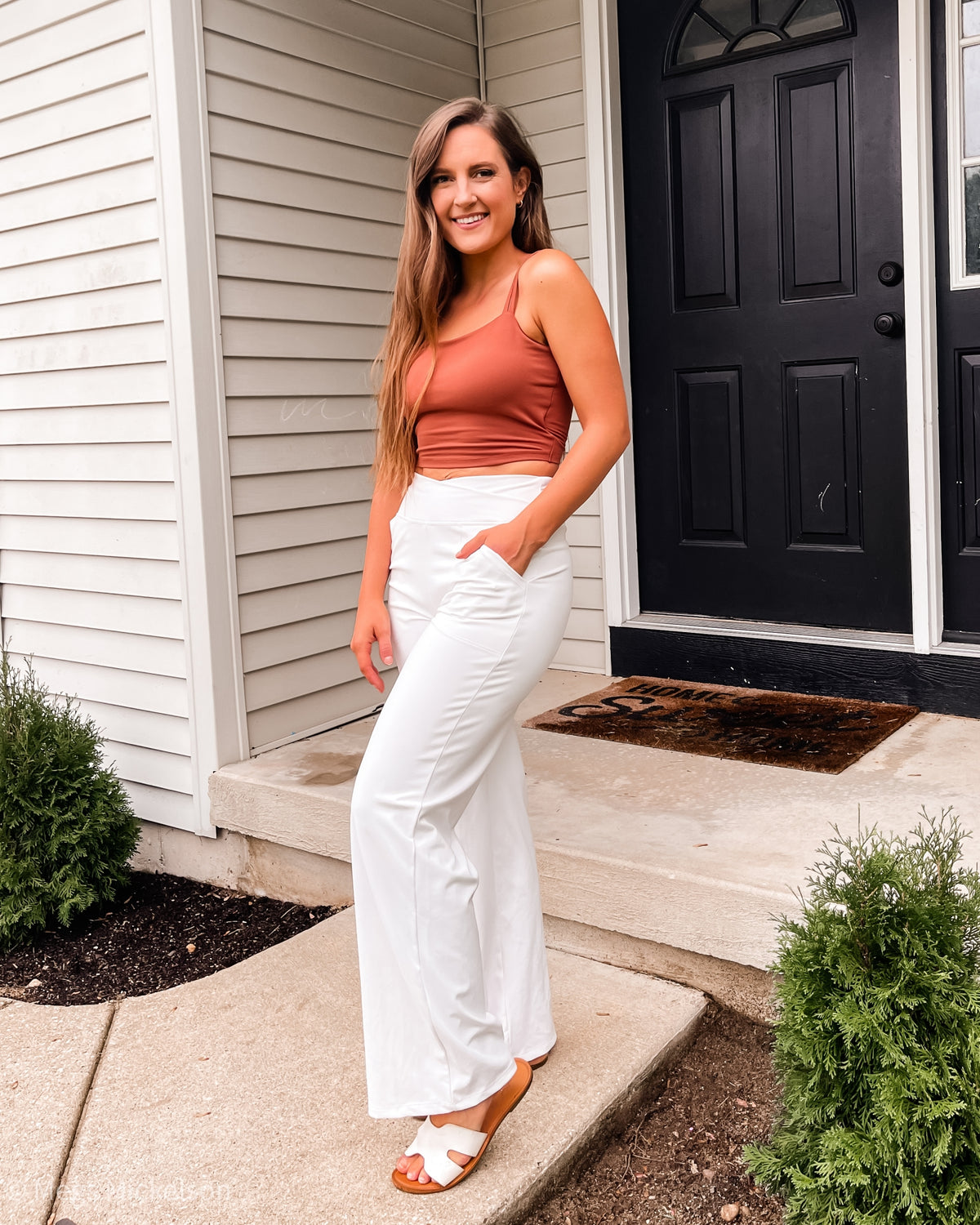 G4Free Activewear - EverGoing Wide Leg High-Waist Casual Pants Regular -GF22D061AF-XS-GF22D061AA-S-GF22D061AB-M-GF22D061AC-L-GF22D061AD-XL