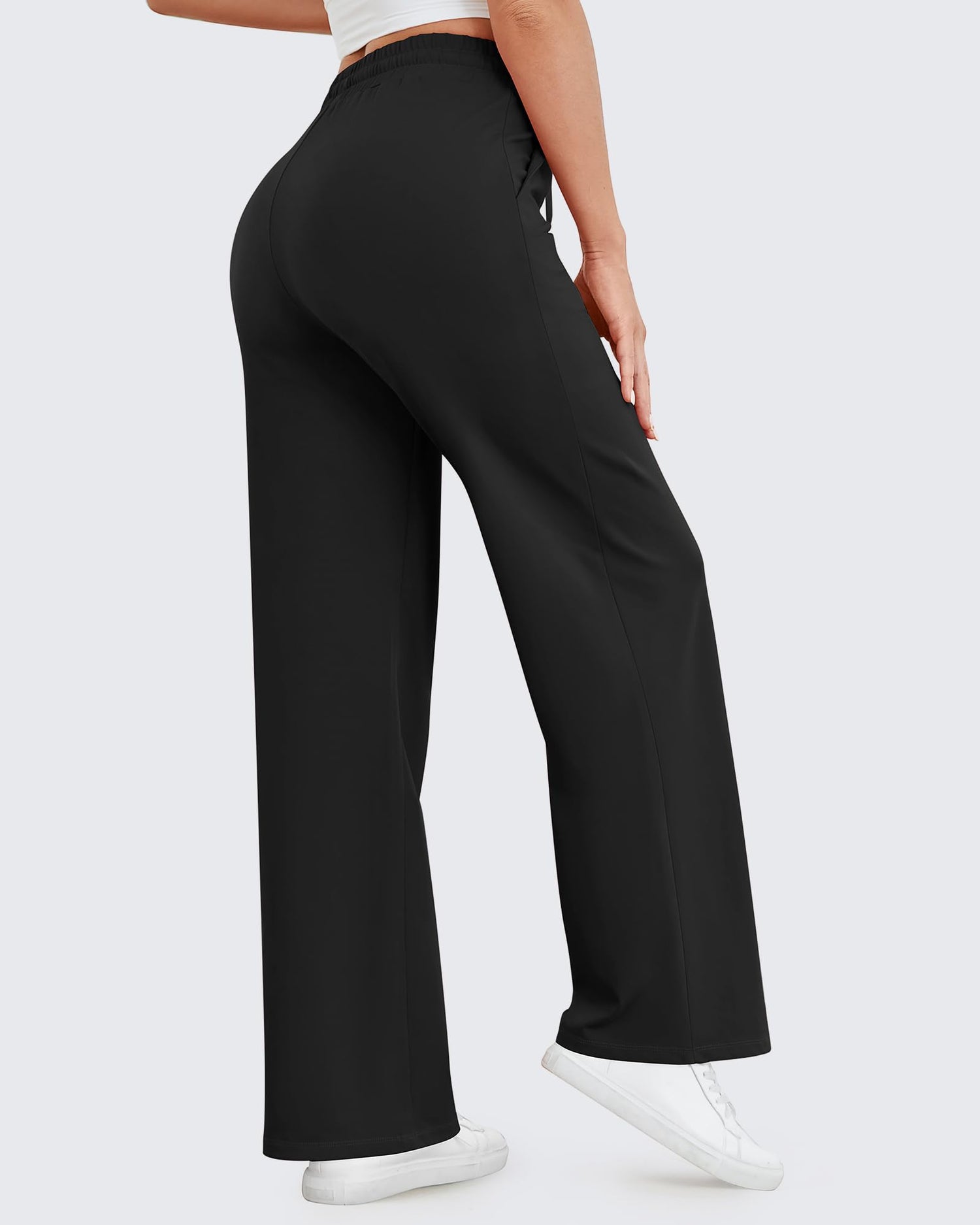G4Free Activewear - EverGoing Wide Leg Mid-Waist Drawstring Casual Pants -GF24J261AA-S-GF24J262AA-S-GF24J263AA-S-GF24J261AB-M-GF24J262AB-M