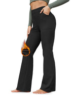 G4Free Activewear - Fleece Lined High-Waist Flare Work Pants -GF23A192AA-S-GF23A167AA-S-GF23A193AA-S-GF23A192AB-M-GF23A167AB-M