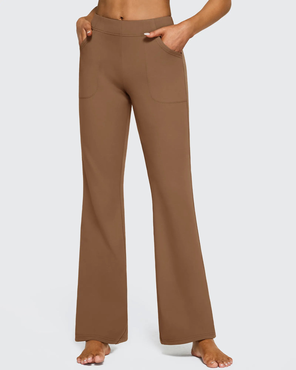 G4Free Activewear - Fleece Lined High-Waist Flare Work Pants -GF23A192AA-S-GF23A167AA-S-GF23A193AA-S-GF23A192AB-M-GF23A167AB-M