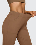 G4Free Activewear - Fleece Lined High-Waist Flare Work Pants -GF23A192AA-S-GF23A167AA-S-GF23A193AA-S-GF23A192AB-M-GF23A167AB-M