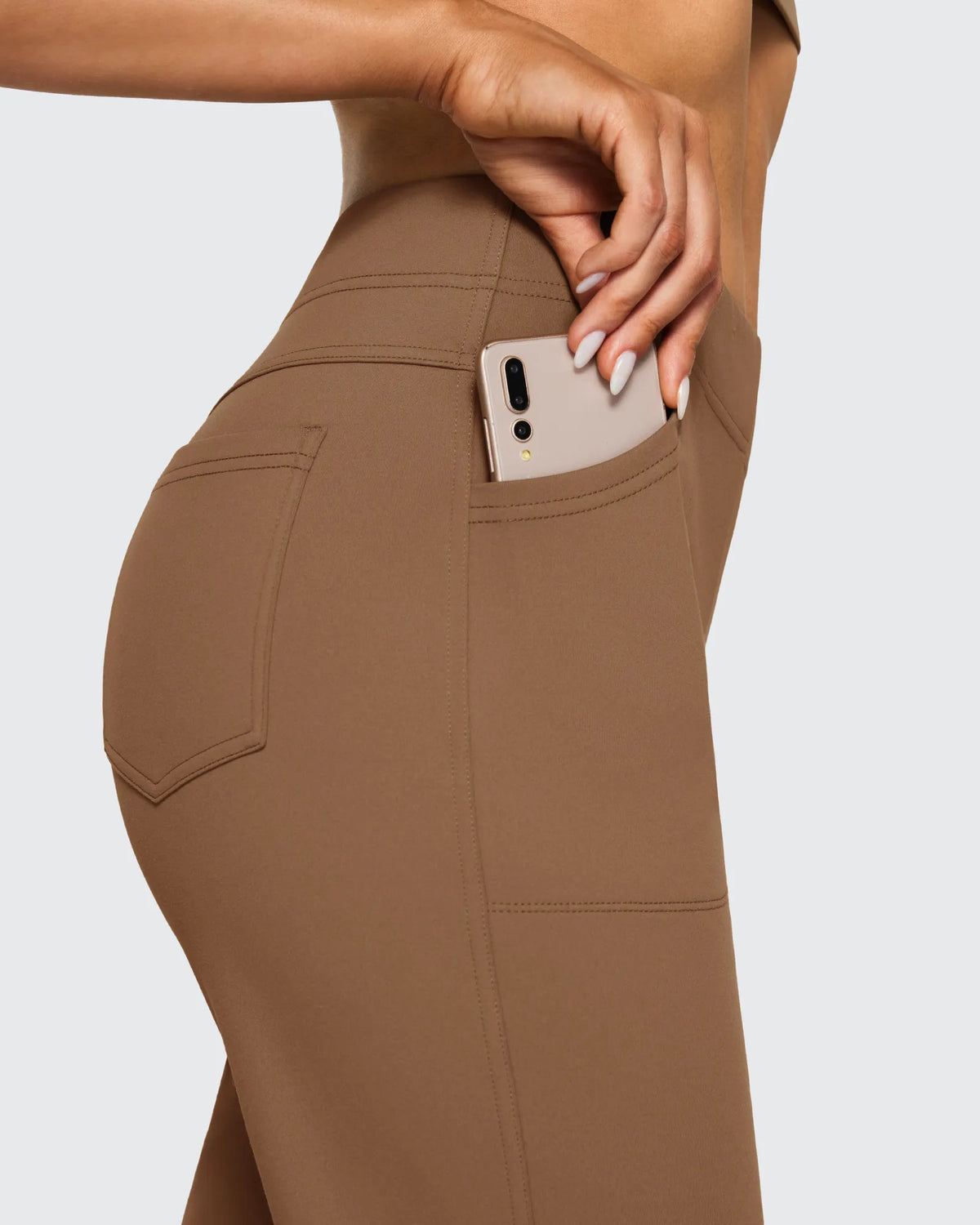 G4Free Activewear - Fleece Lined High-Waist Flare Work Pants -GF23A192AA-S-GF23A167AA-S-GF23A193AA-S-GF23A192AB-M-GF23A167AB-M