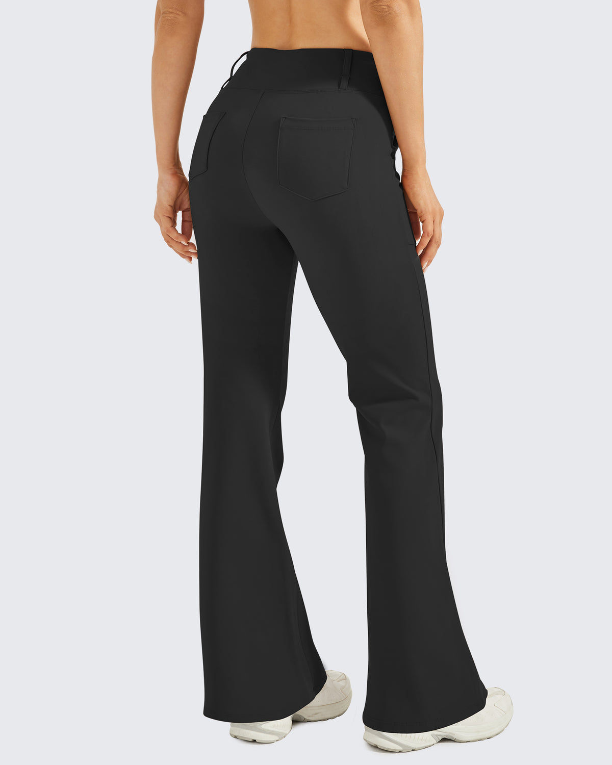 G4Free Activewear - Fleece Lined High-Waist Work Flare Pants -GF23A175AA-S-GF22A097AA-S-GF23A176AA-S-GF23A175AB-M-GF22A097AB-M