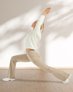 G4Free Activewear - Fleece Lined High-Waist Work Flare Pants -GF23A175AA-S-GF22A097AA-S-GF23A176AA-S-GF23A175AB-M-GF22A097AB-M