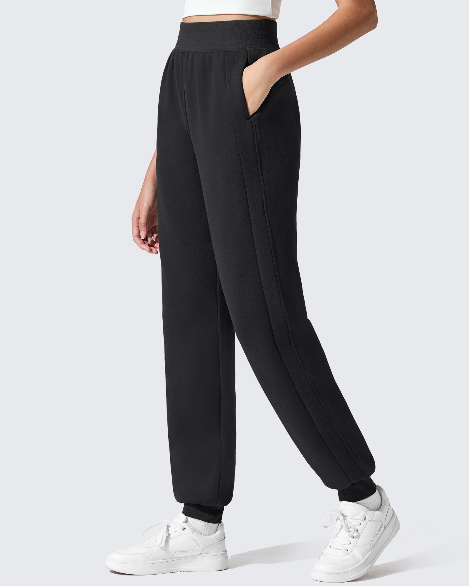 G4Free Activewear - Flurrylux Cotton Fleece-Lined Tapered Leg Joggers – Limited Offer -GF25D660AF-XS-GF25D661AF-XS-GF25D662AF-XS-GF25D660AA-S-GF25D661AA-S