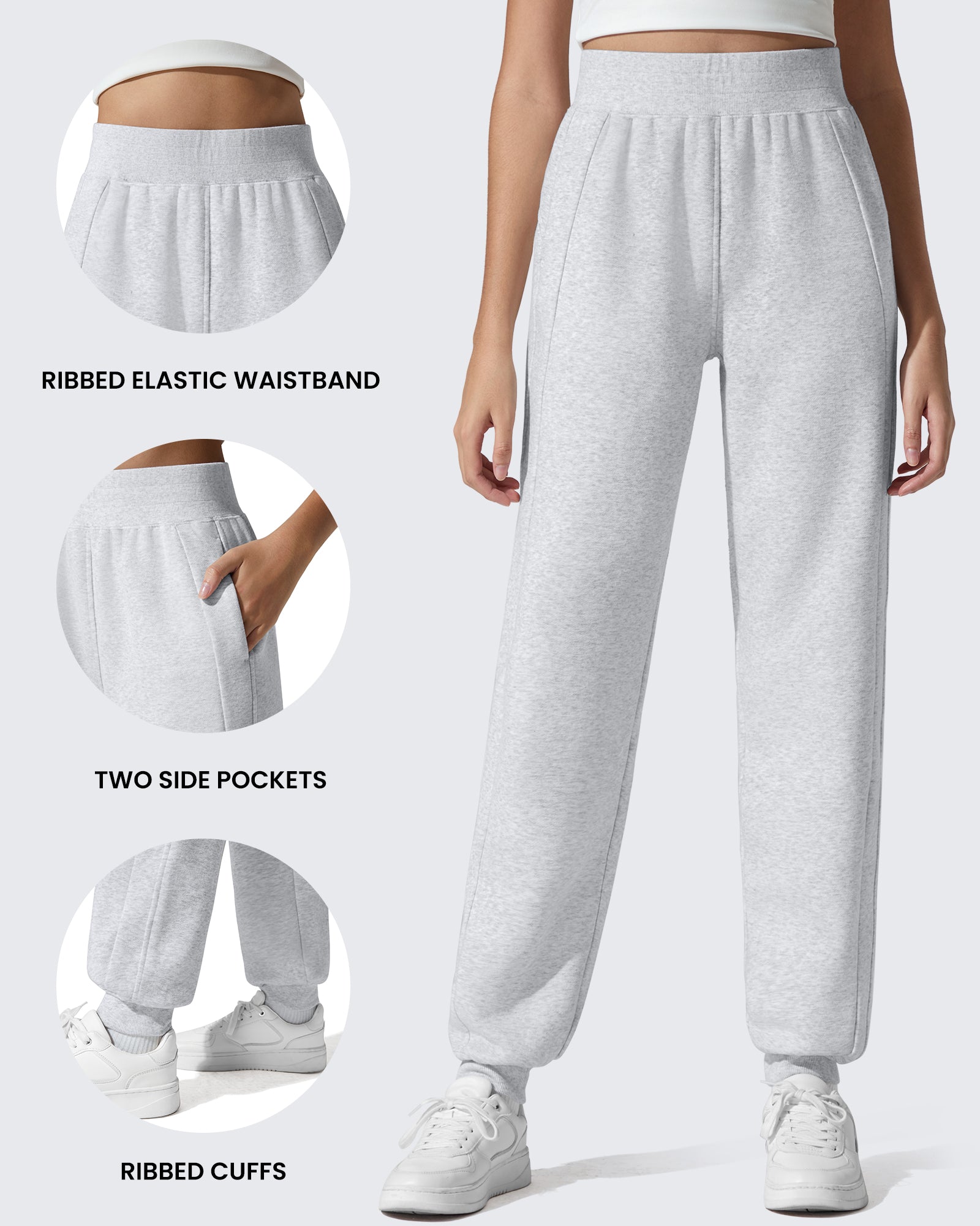 G4Free Activewear - Flurrylux Cotton Fleece-Lined Tapered Leg Joggers – Limited Offer -GF25D660AF-XS-GF25D661AF-XS-GF25D662AF-XS-GF25D660AA-S-GF25D661AA-S