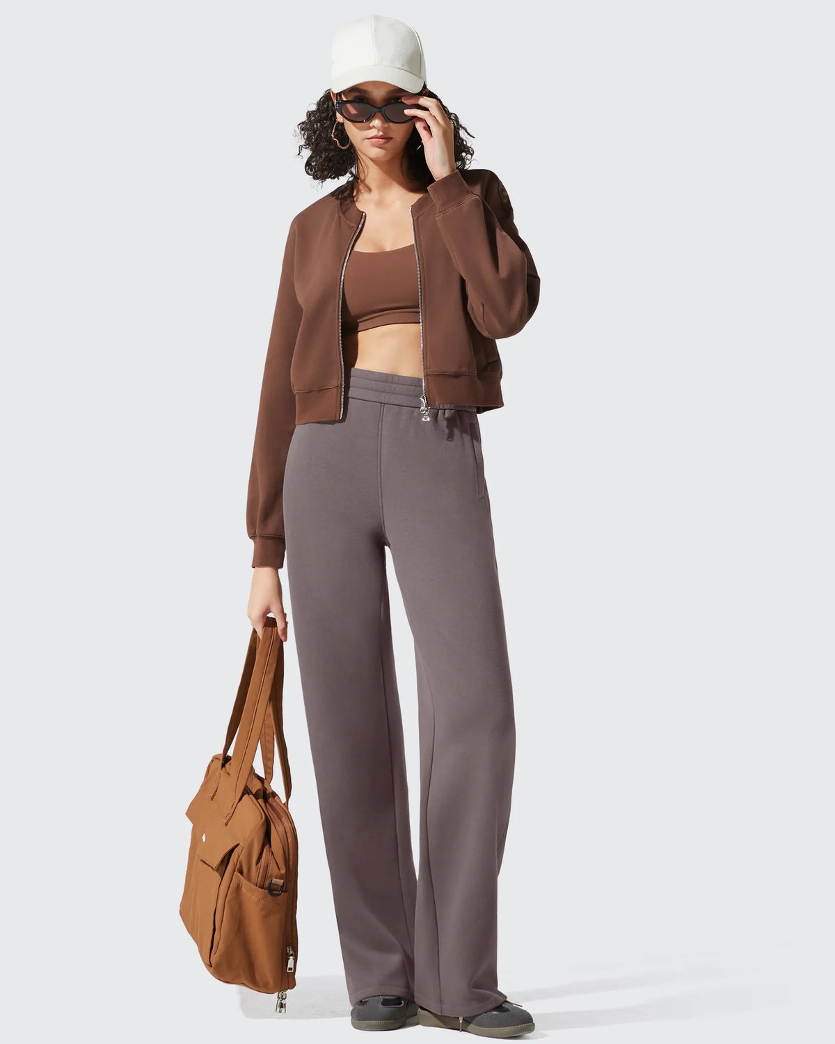 G4Free Activewear - Flurrylux Elastic Waist Cotton Fleece Lined Sweatpants -GF25J653AF-XS-GF25J654AF-XS-GF25J655AF-XS-GF25J653AA-S-GF25J654AA-S