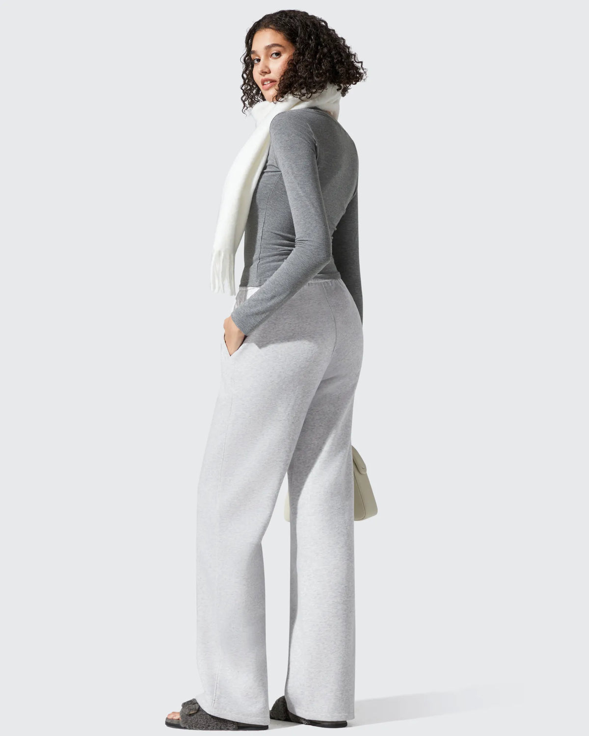 G4Free Activewear - Flurrylux Elastic Waist Cotton Fleece Lined Sweatpants -GF25J653AF-XS-GF25J654AF-XS-GF25J655AF-XS-GF25J653AA-S-GF25J654AA-S