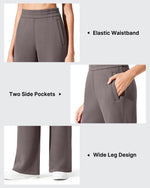 G4Free Activewear - Flurrylux Elastic Waist Cotton Fleece Lined Sweatpants -GF25J653AF-XS-GF25J654AF-XS-GF25J655AF-XS-GF25J653AA-S-GF25J654AA-S