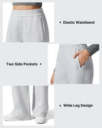 G4Free Activewear - Flurrylux Elastic Waist Cotton Fleece Lined Sweatpants -GF25J653AF-XS-GF25J654AF-XS-GF25J655AF-XS-GF25J653AA-S-GF25J654AA-S