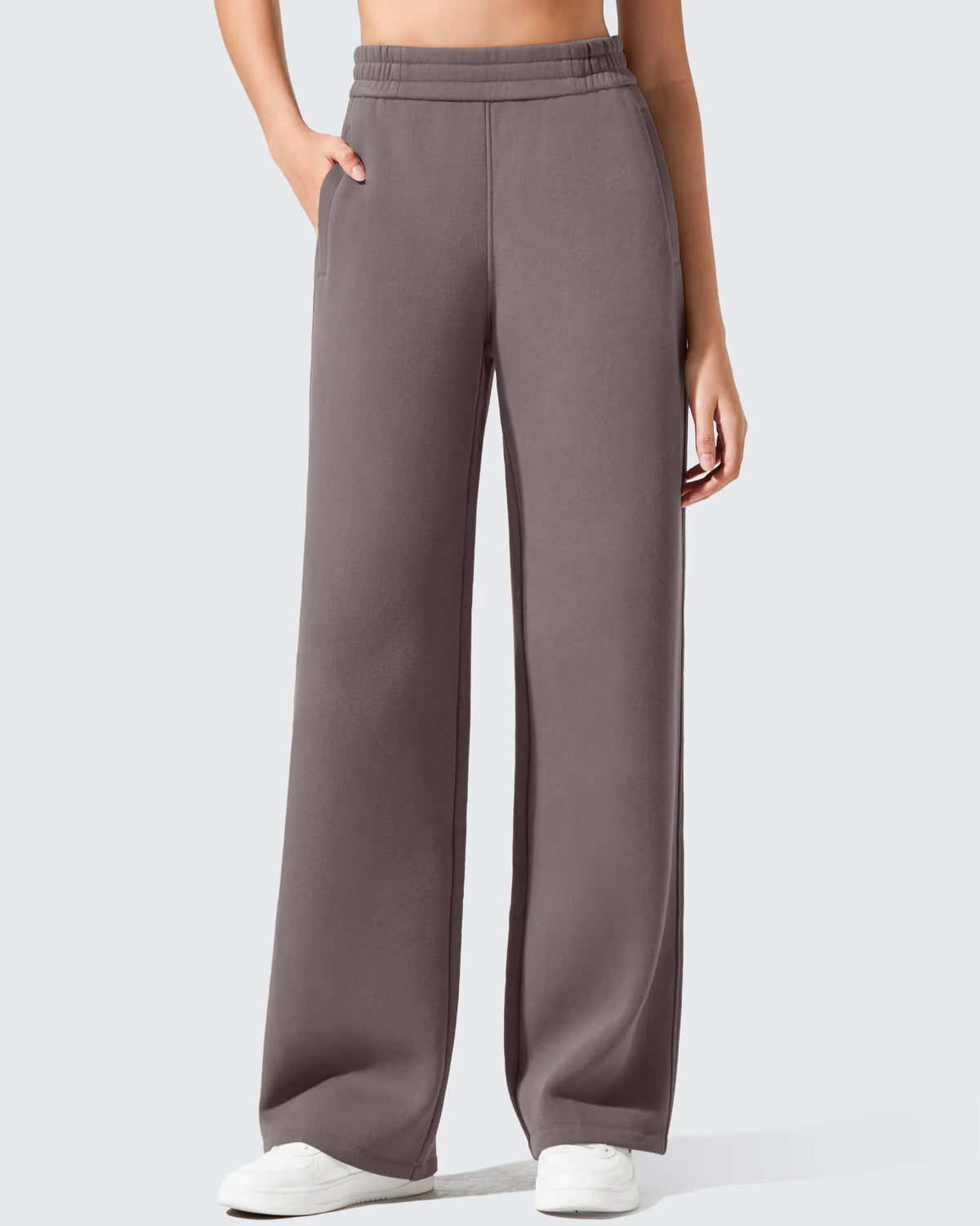 G4Free Activewear - Flurrylux Elastic Waist Cotton Fleece Lined Sweatpants -GF25J653AF-XS-GF25J654AF-XS-GF25J655AF-XS-GF25J653AA-S-GF25J654AA-S