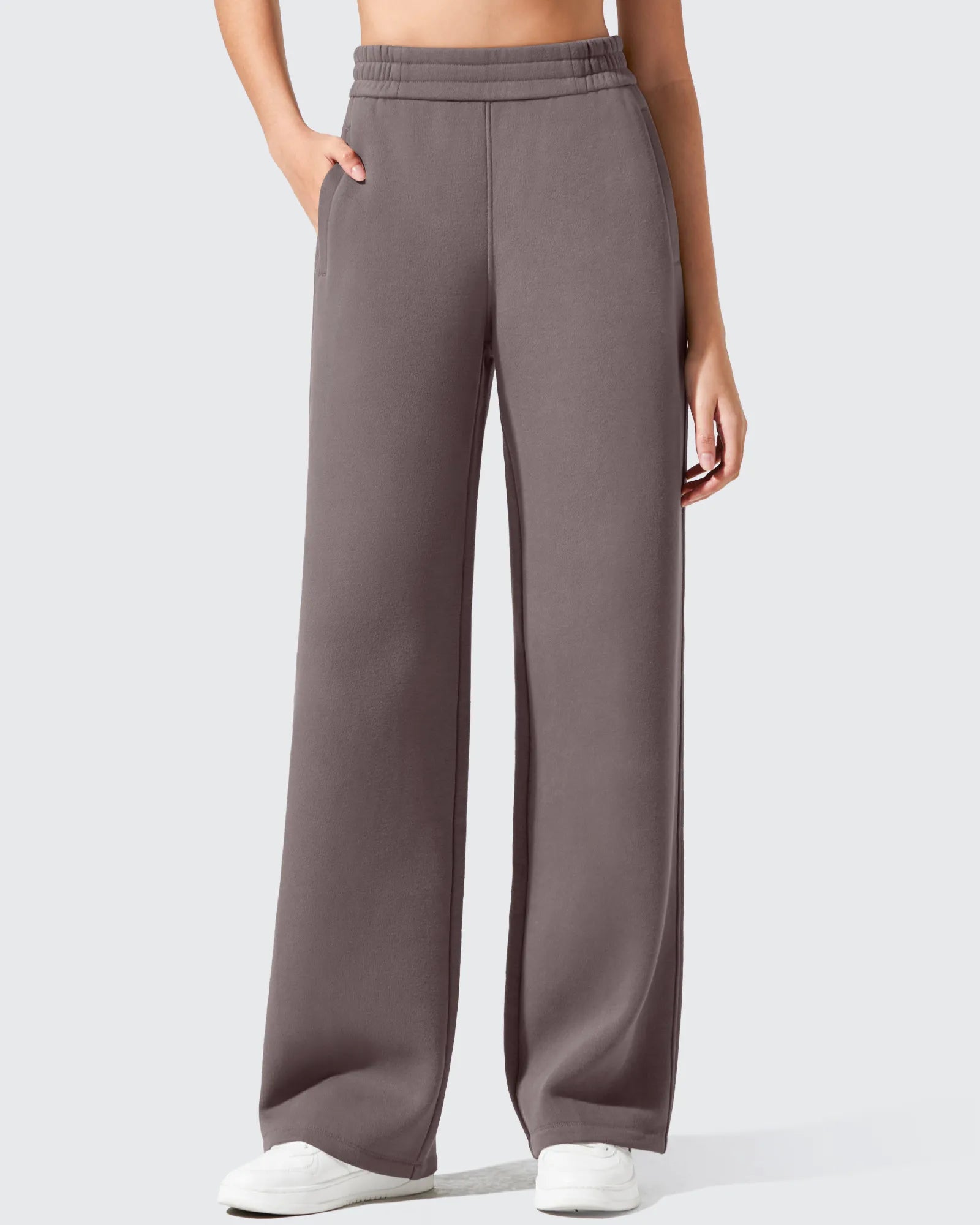 G4Free Activewear - Flurrylux Elastic Waist Cotton Fleece Lined Sweatpants -GF25J653AF-XS-GF25J654AF-XS-GF25J655AF-XS-GF25J653AA-S-GF25J654AA-S