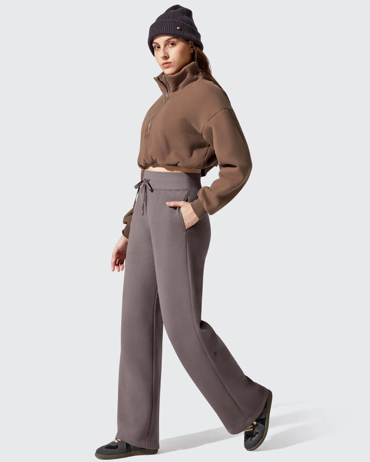 G4Free Activewear - Flurrylux Fleece Lined Drawstring Cotton Thermal Pants -GF25J707AF-XS-GF25J708AF-XS-GF25J709AF-XS-GF25J707AA-S-GF25J708AA-S