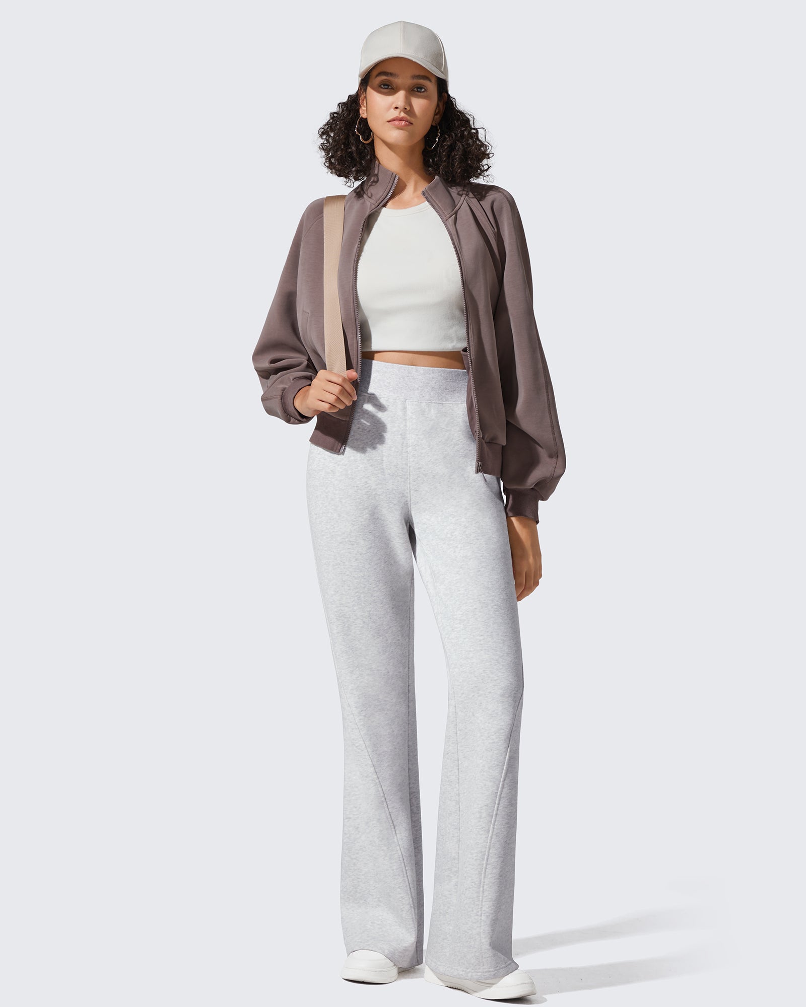 G4Free Activewear - Flurrylux Fleece-Lined Loose Flare Sweatpants – Limited Offer -GF25A602AF-XS-GF25A603AF-XS-GF25A604AF-XS-GF25A602AA-S-GF25A603AA-S