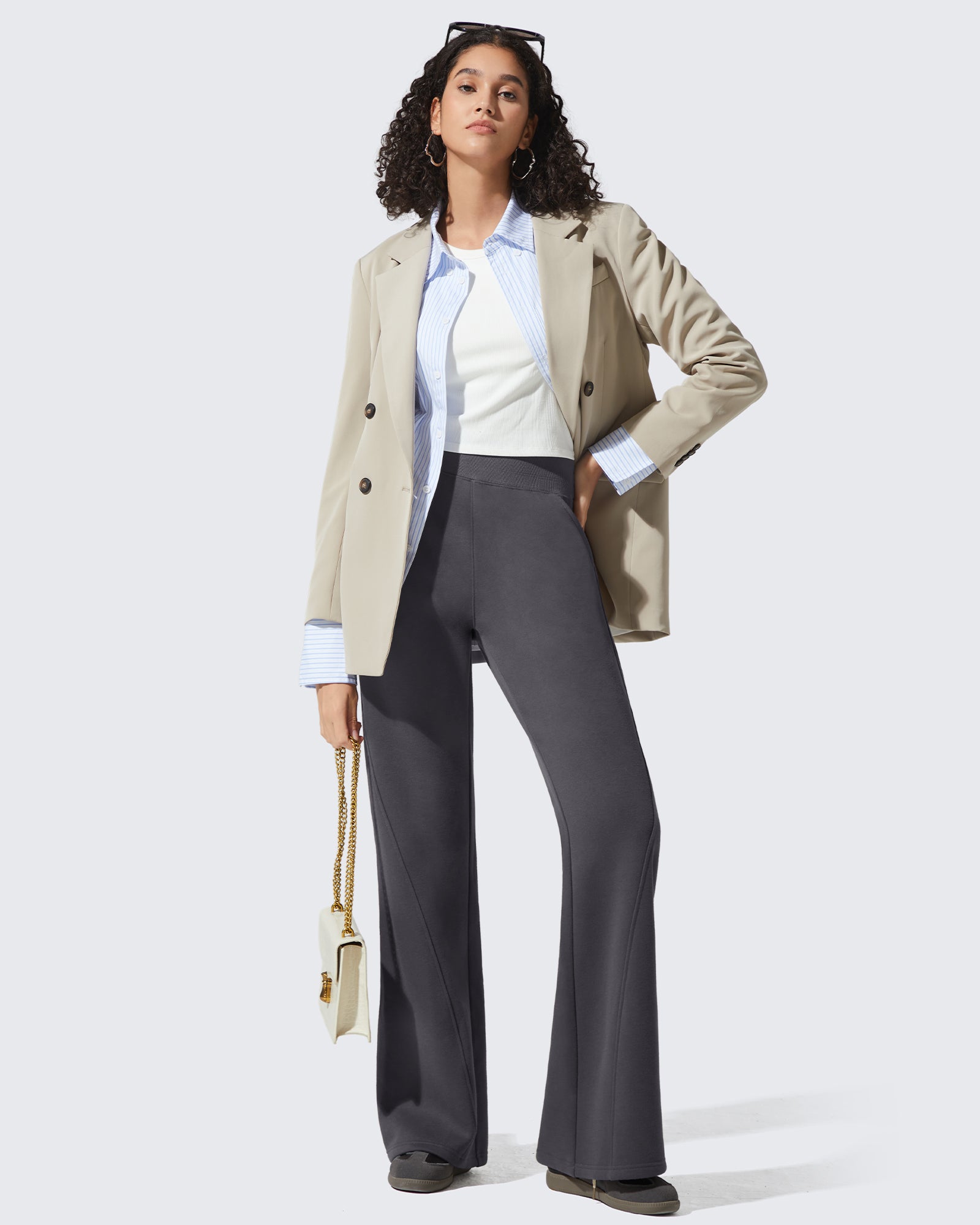 G4Free Activewear - Flurrylux Fleece-Lined Loose Flare Sweatpants – Limited Offer -GF25A602AF-XS-GF25A603AF-XS-GF25A604AF-XS-GF25A602AA-S-GF25A603AA-S