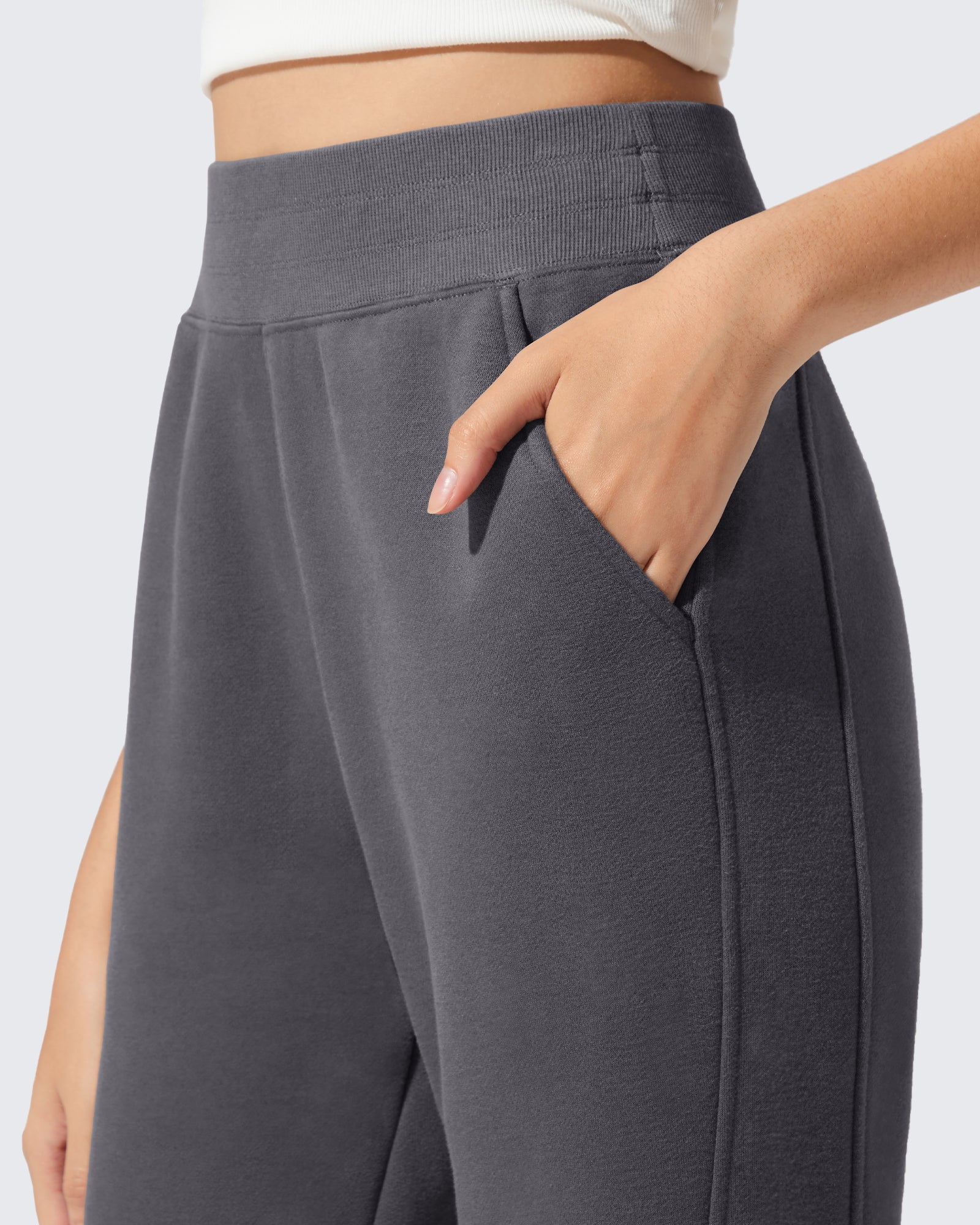 G4Free Activewear - Flurrylux Fleece-Lined Loose Flare Sweatpants – Limited Offer -GF25A602AF-XS-GF25A603AF-XS-GF25A604AF-XS-GF25A602AA-S-GF25A603AA-S
