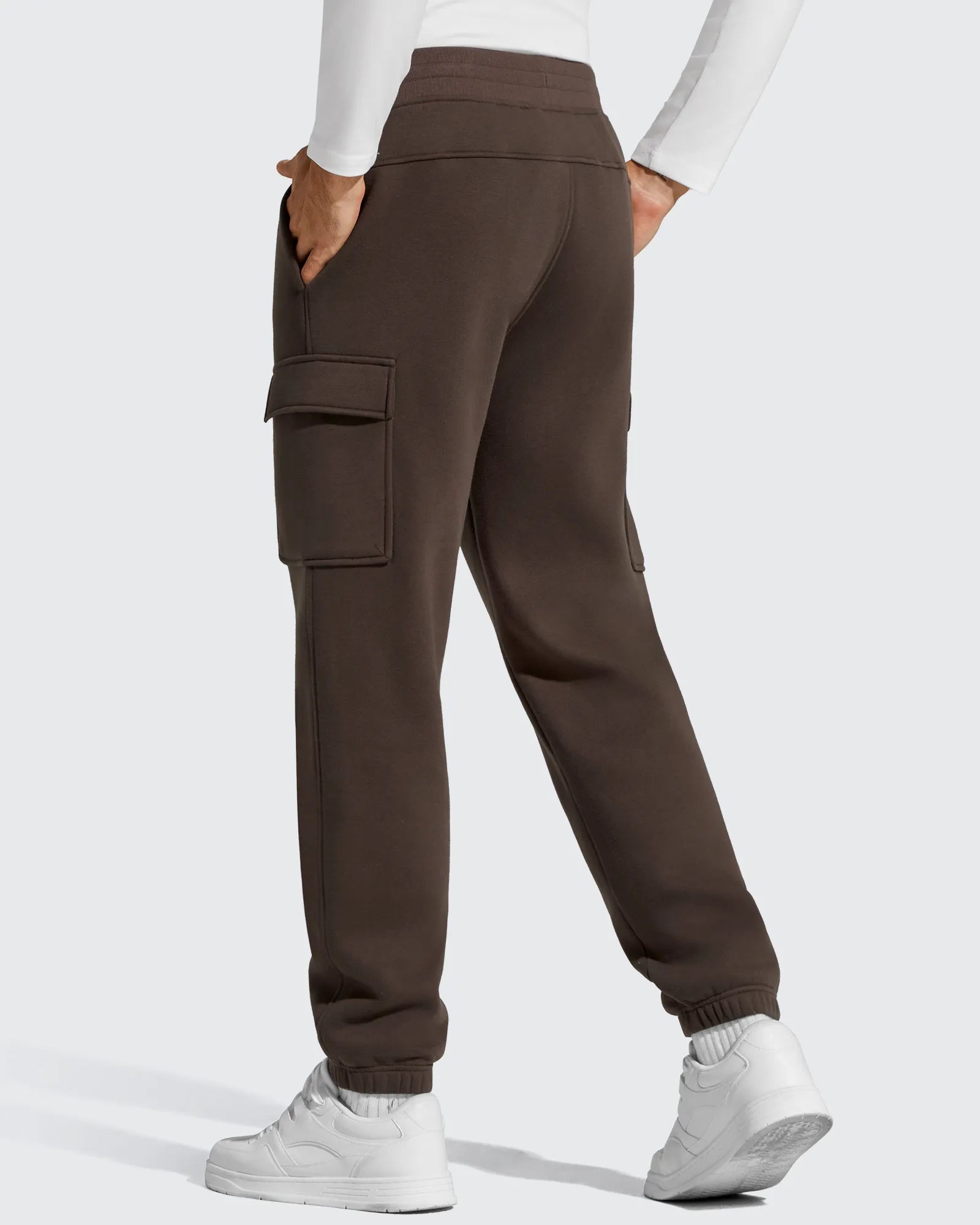 G4Free Activewear - Flurrylux Men's Cotton Fleece-Lined  Drawstring Cargo Pants -GF25DM689BA-S-GF25DM690BA-S-GF25DM689BB-M-GF25DM690BB-M-GF25DM689BC-L