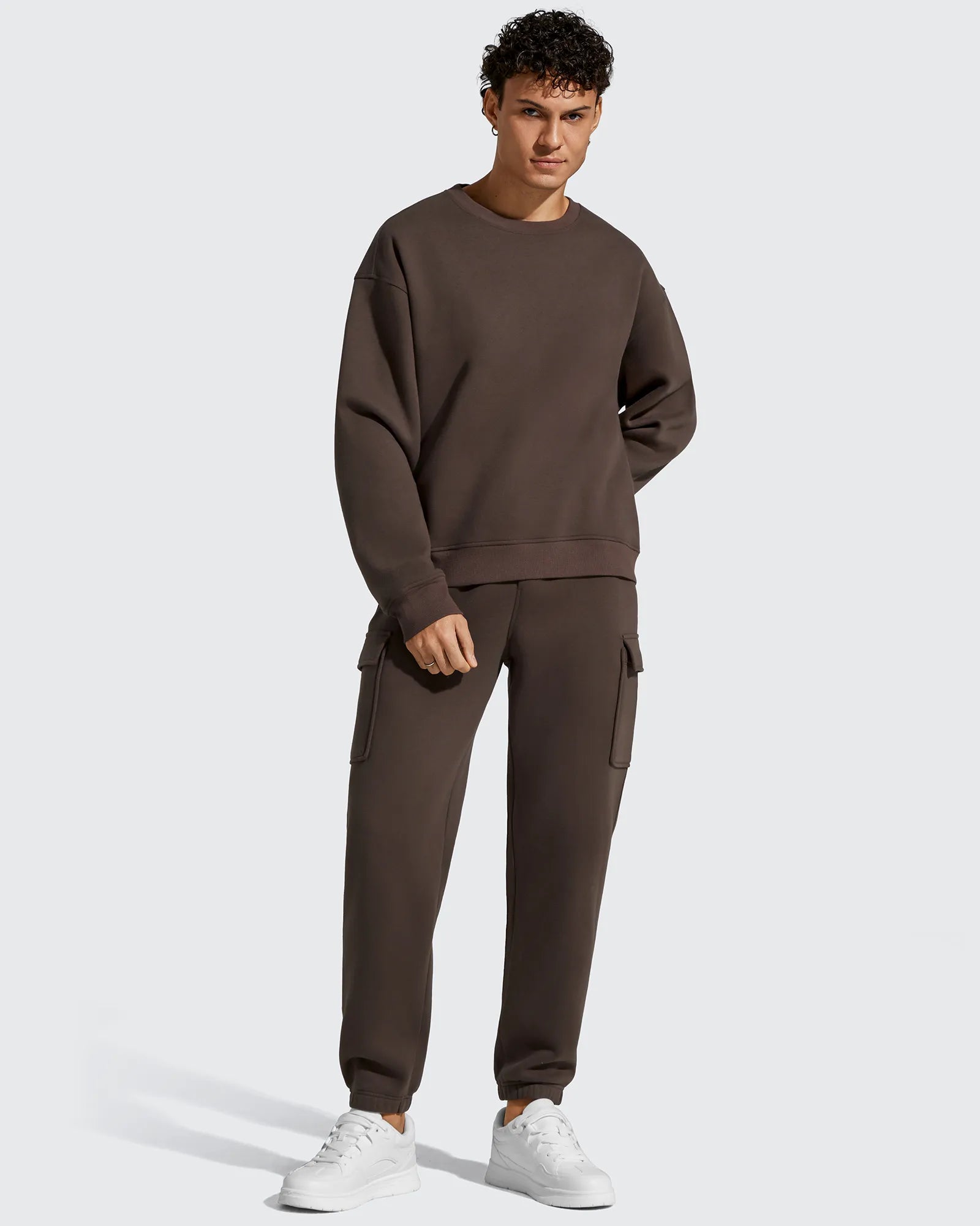 G4Free Activewear - Flurrylux Men's Cotton Fleece-Lined  Drawstring Cargo Pants -GF25DM689BA-S-GF25DM690BA-S-GF25DM689BB-M-GF25DM690BB-M-GF25DM689BC-L