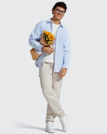 G4Free Activewear - Flurrylux Men's Cotton Fleece-Lined  Drawstring Cargo Pants -GF25DM689BA-S-GF25DM690BA-S-GF25DM689BB-M-GF25DM690BB-M-GF25DM689BC-L