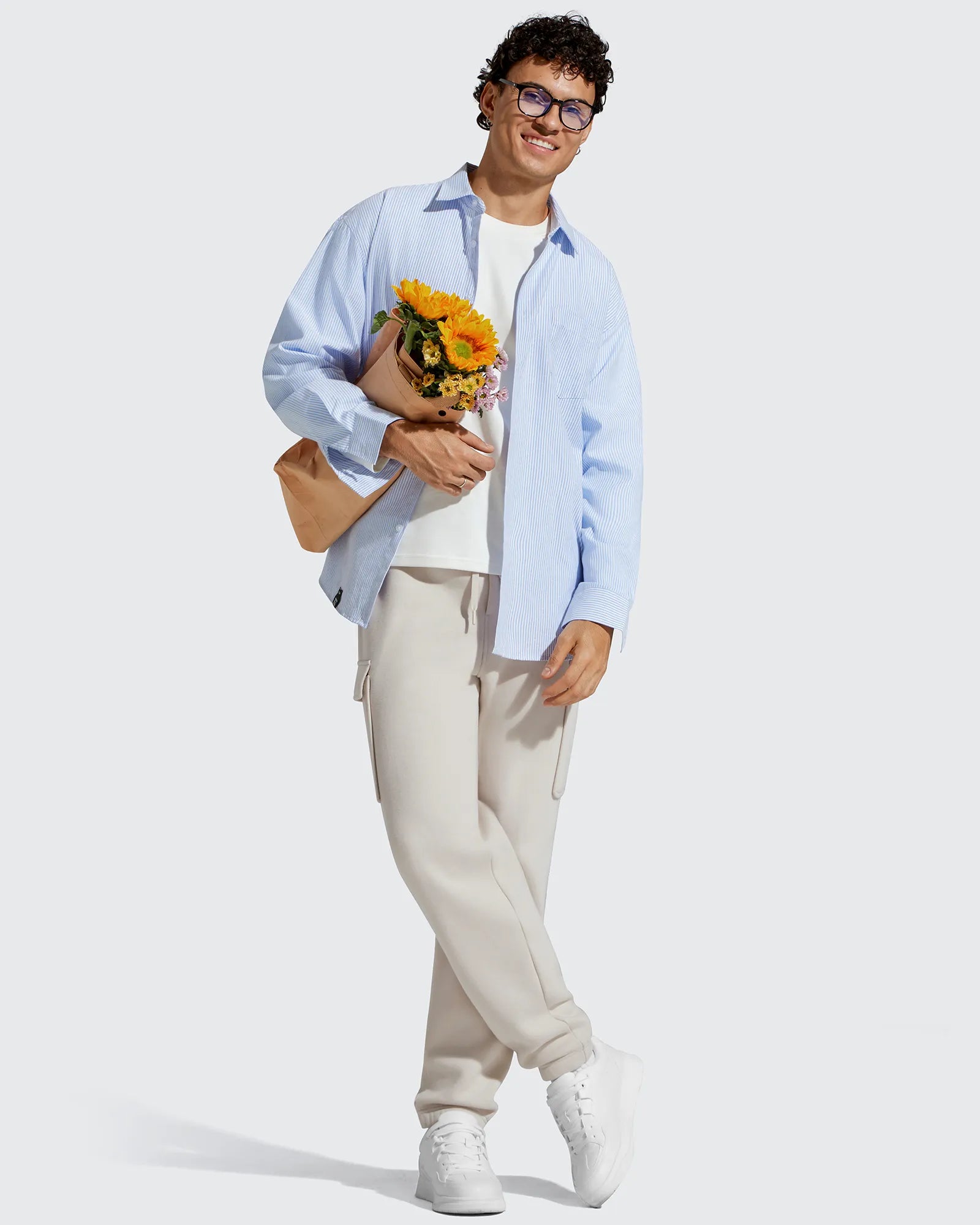 G4Free Activewear - Flurrylux Men's Cotton Fleece-Lined  Drawstring Cargo Pants -GF25DM689BA-S-GF25DM690BA-S-GF25DM689BB-M-GF25DM690BB-M-GF25DM689BC-L