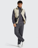 G4Free Activewear - Flurrylux Men's Fleece Lined Half Zip Pullover Hoodies -GF25FM740AA-S-GF25FM740AB-M-GF25FM740AC-L-GF25FM740AD-XL-GF25FM740AE-XXL