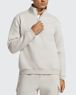 G4Free Activewear - Flurrylux Men's Fleece Lined Half Zip Pullover Hoodies -GF25FM740AA-S-GF25FM740AB-M-GF25FM740AC-L-GF25FM740AD-XL-GF25FM740AE-XXL