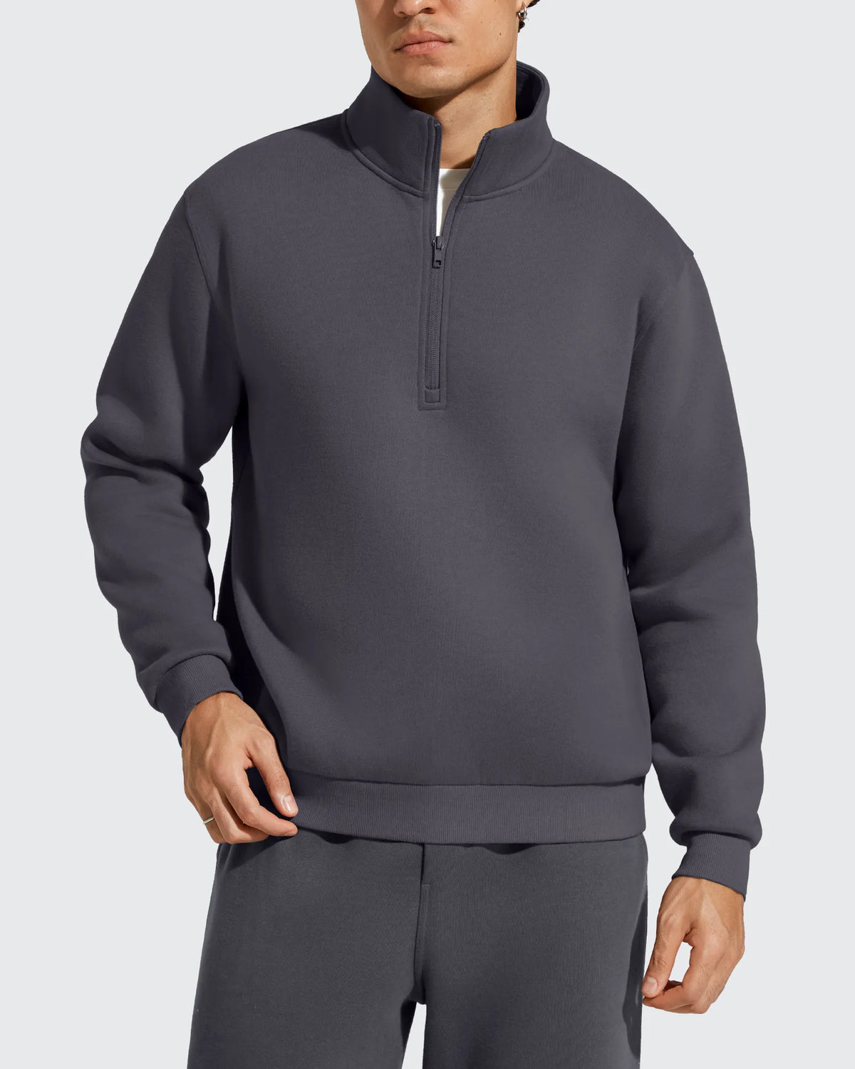 G4Free Activewear - Flurrylux Men's Fleece Lined Half Zip Pullover Hoodies -GF25FM740AA-S-GF25FM740AB-M-GF25FM740AC-L-GF25FM740AD-XL-GF25FM740AE-XXL