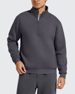 G4Free Activewear - Flurrylux Men's Fleece Lined Half Zip Pullover Hoodies -GF25FM740AA-S-GF25FM740AB-M-GF25FM740AC-L-GF25FM740AD-XL-GF25FM740AE-XXL