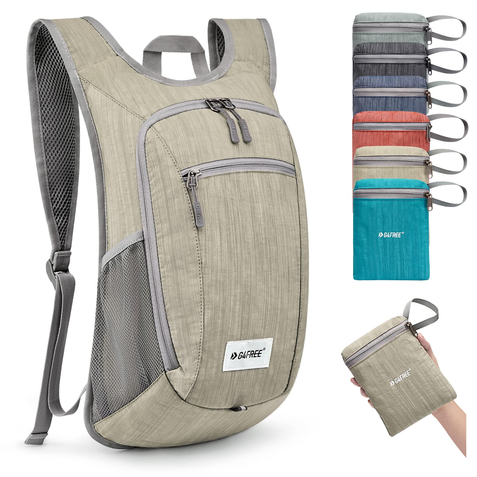 G4Free Activewear - G4Free 10L/15L Lightweight Hiking Backpack -TN22B044A-TN23B214A-TN24B381A-TN22B044D-TN23B214D