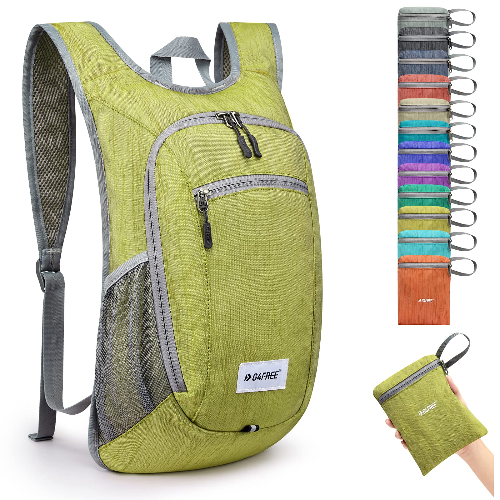 G4Free Activewear - G4Free 10L/15L Lightweight Hiking Backpack -TN22B044A-TN23B214A-TN24B381A-TN22B044D-TN23B214D