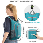 G4Free Activewear - G4Free 10L/15L Lightweight Hiking Backpack -TN22B044A-TN23B214A-TN24B381A-TN22B044E-TN23B214E