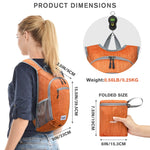 G4Free Activewear - G4Free 10L/15L Lightweight Hiking Backpack -TN22B044A-TN23B214A-TN24B381A-TN22B044E-TN23B214E