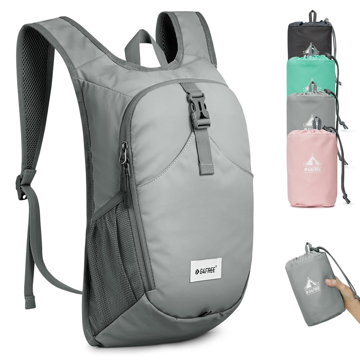 G4Free Activewear - G4Free 10L Lightweight Small Hiking Backpack -TN23B228A-TN23B228C-TN23B228B