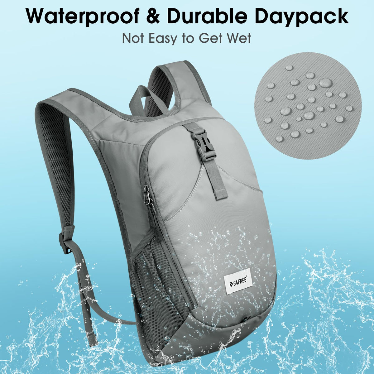 G4Free Activewear - G4Free 10L Lightweight Small Hiking Backpack -TN23B228A-TN23B228C-TN23B228B