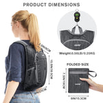 G4Free Activewear - G4Free 10L Small Travel Hiking Daypack -TN22B157E-TN22B157A-TN22B157G-TN22B157B-TN22B157J