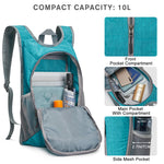 G4Free Activewear - G4Free 10L Small Travel Hiking Daypack -TN22B157E-TN22B157A-TN22B157G-TN22B157B-TN22B157J