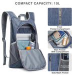 G4Free Activewear - G4Free 10L Small Travel Hiking Daypack -TN22B157E-TN22B157A-TN22B157G-TN22B157B-TN22B157J