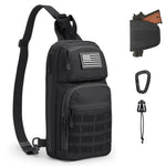 G4Free Activewear - G4Free 10L Tactical EDC Sling Bag -TN23B216B-TN23B216D-TN23B216C-TN23B216A
