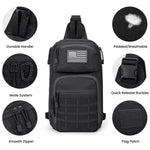 G4Free Activewear - G4Free 10L Tactical EDC Sling Bag -TN23B216B-TN23B216D-TN23B216C-TN23B216A