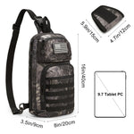 G4Free Activewear - G4Free 10L Tactical EDC Sling Bag -TN23B216D-TN23B216C-TN23B216B-TN23B216A